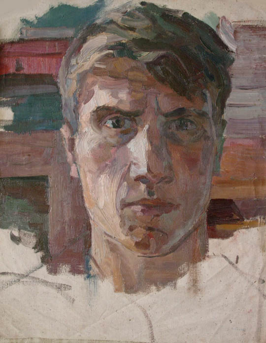 * Alexander Alyoshin - russian artist * Painting * Canvas * Self-portrait *