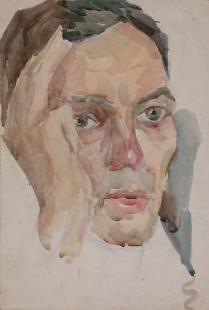 * Alexander Alyoshin - russian artist * Painting * Watercolors * Portrait Nikoly *